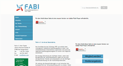 Desktop Screenshot of fabi-ev.de